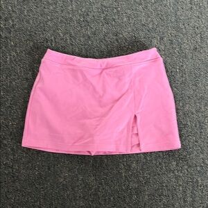 Pink Skirt with shorts under